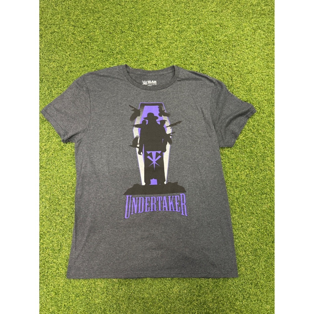 WWE Slam Crate Undertaker T-Shirt Mens‎ Large Charcoal Grey Loot Crate Exclusive